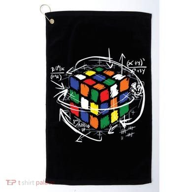 Colorful Math Cube Gift Golf Towel