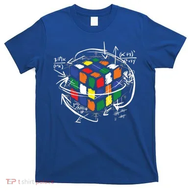Colorful Math Cube Gift T-Shirt
