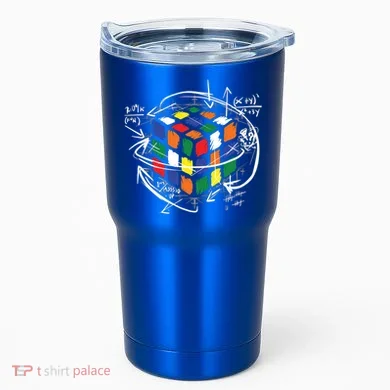 Colorful Math Cube Gift Tumbler