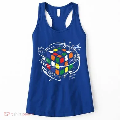 Colorful Math Cube Gift Women's Tank Top