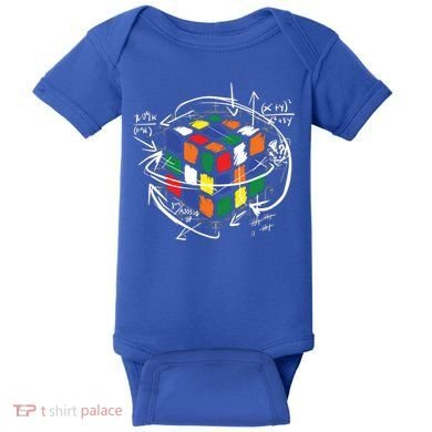 Colorful Math Cube Gift Baby Bodysuit