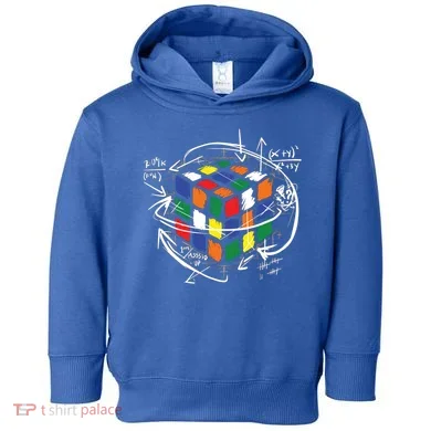Colorful Math Cube Gift Toddler Hoodie
