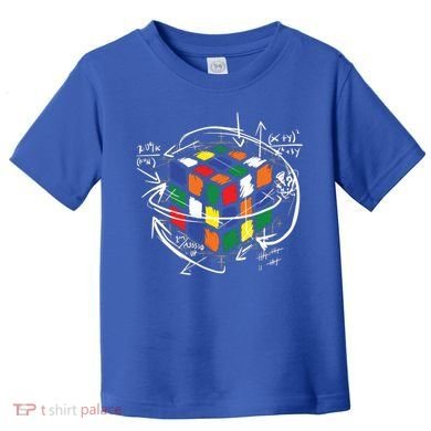 Colorful Math Cube Gift Toddler T-Shirt