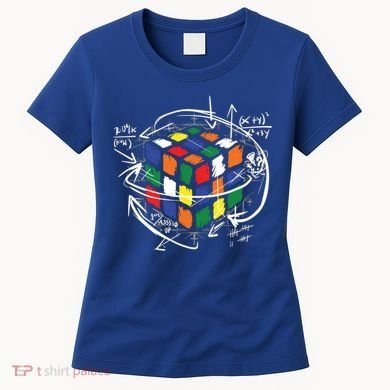 Colorful Math Cube Gift Women's T-Shirt
