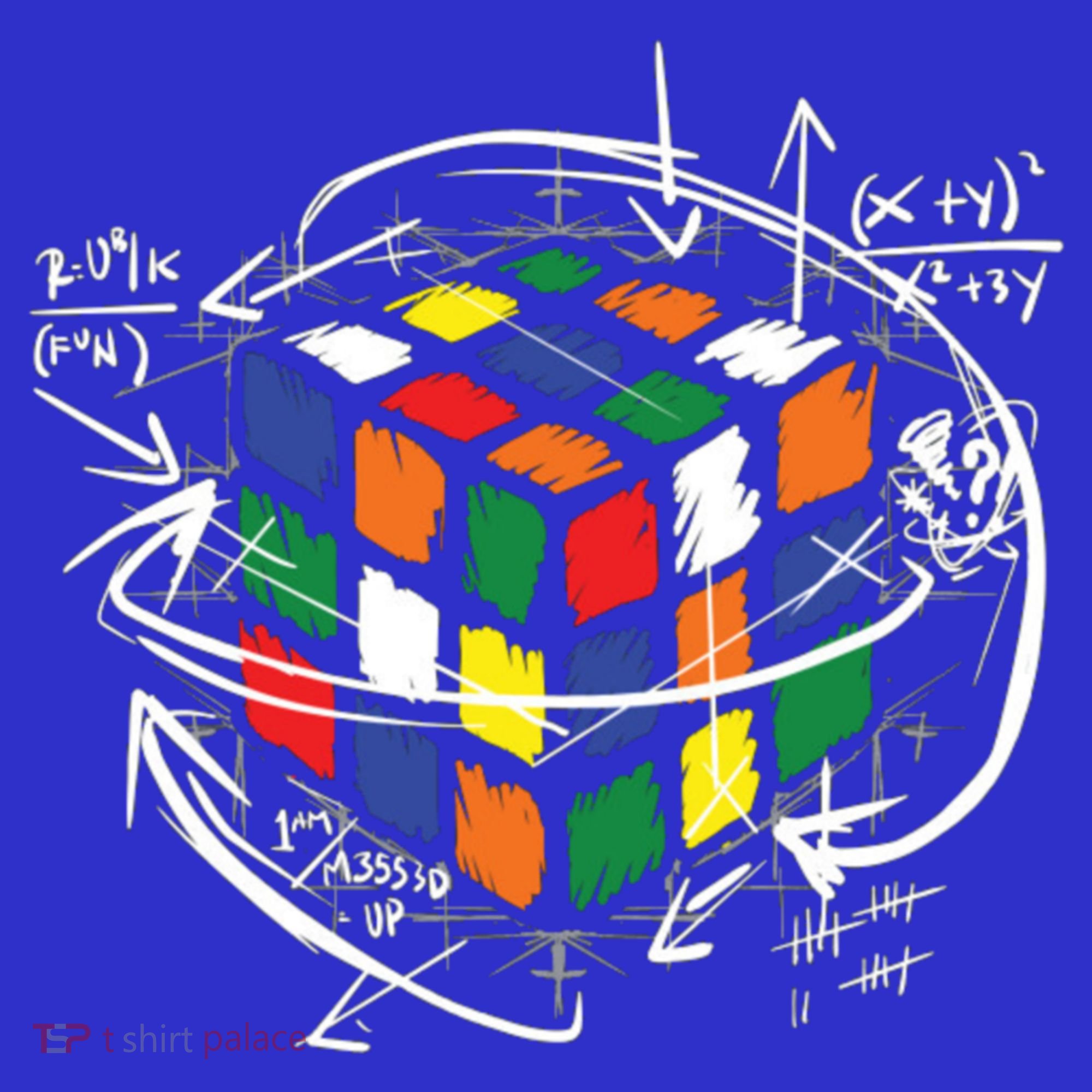 Colorful Math Cube Gift Women's T-Shirt