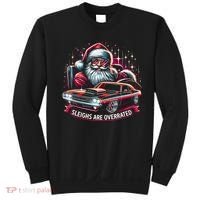 Classic Muscle Car Santa Hotrod V8 Enthusiast Christmas Sweatshirt thumb 0