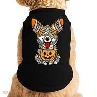 Corgi Mummy Cute Halloween Dog Lover Doggie Tank thumb 0