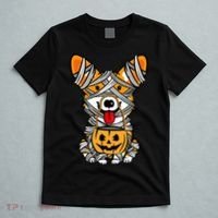 Corgi Mummy Cute Halloween Dog Lover T-Shirt thumb 5
