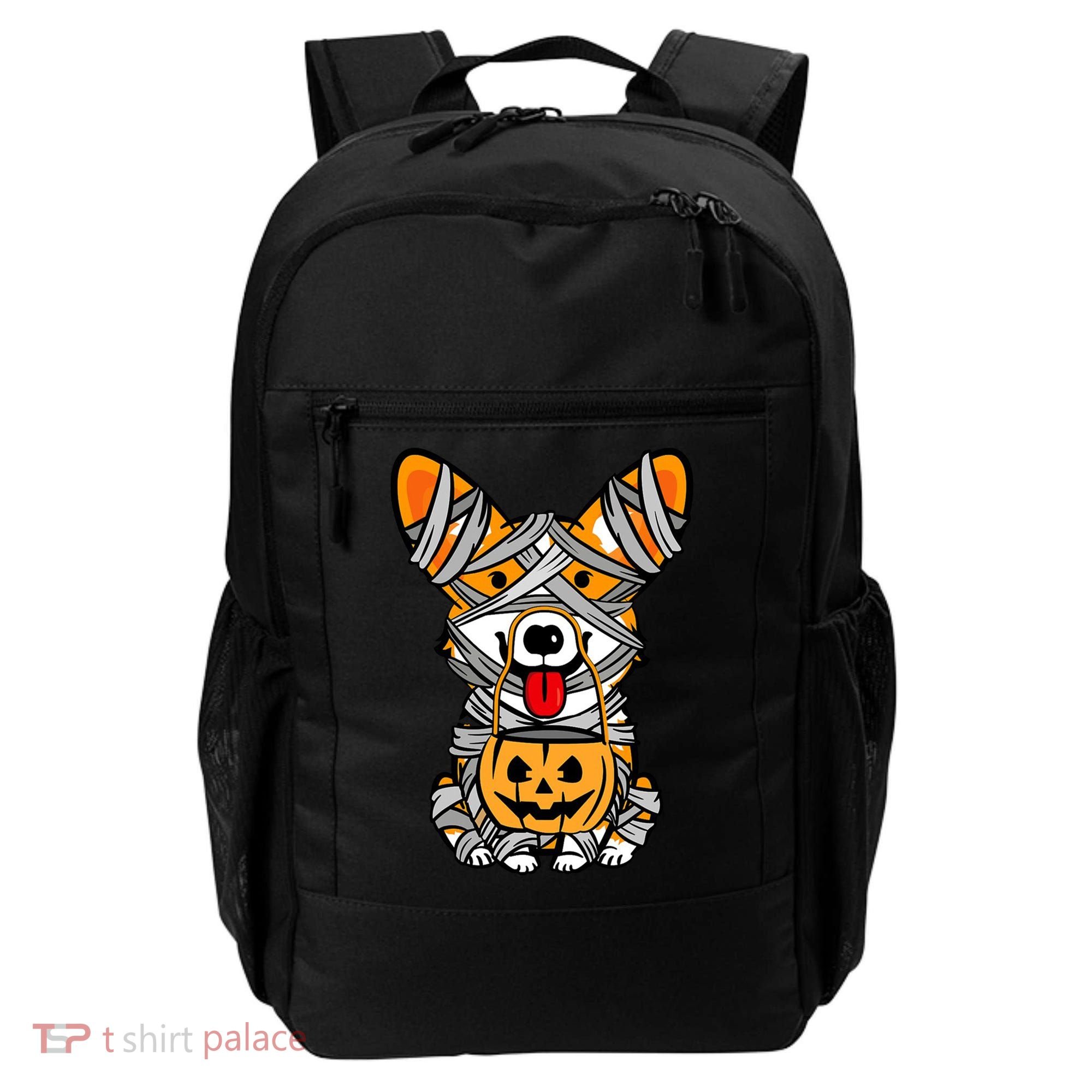 Corgi Mummy Cute Halloween Dog Lover Backpack