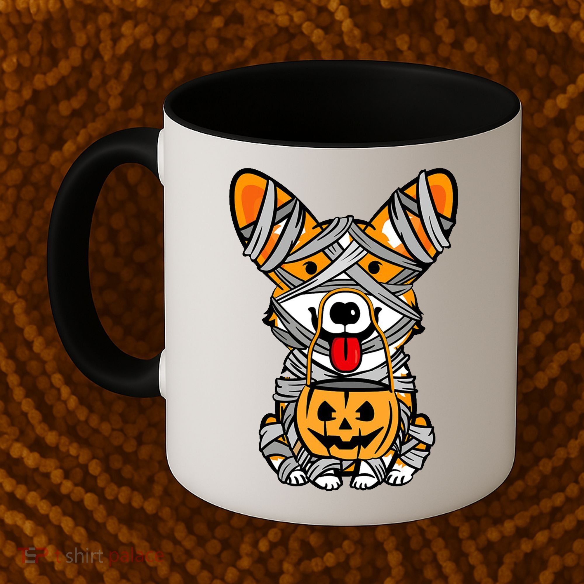 Corgi Mummy Cute Halloween Dog Lover Coffee Mug