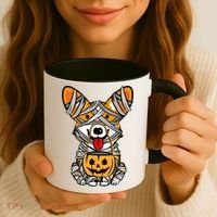 Corgi Mummy Cute Halloween Dog Lover Coffee Mug thumb 3