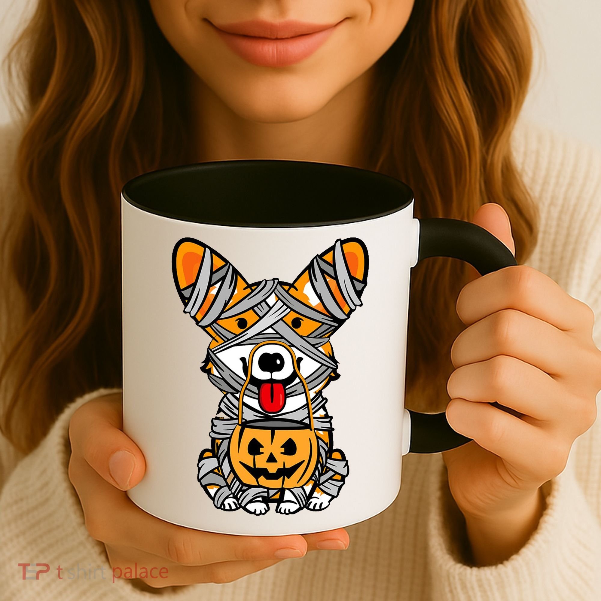 Corgi Mummy Cute Halloween Dog Lover Coffee Mug