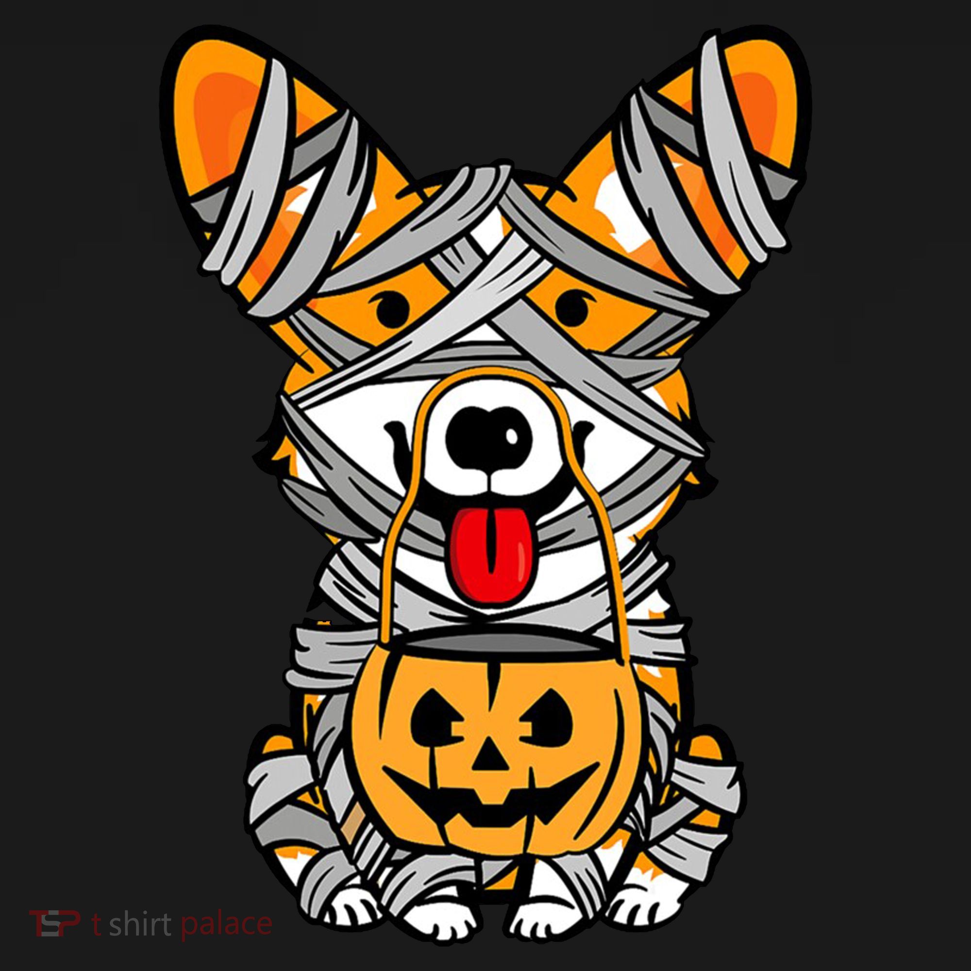 Corgi Mummy Cute Halloween Dog Lover Women's Tank Top