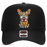 Corgi Mummy Cute Halloween Dog Lover Hat thumb 0