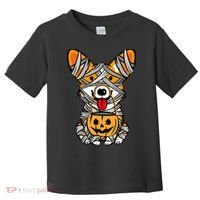 Corgi Mummy Cute Halloween Dog Lover Toddler T-Shirt thumb 0