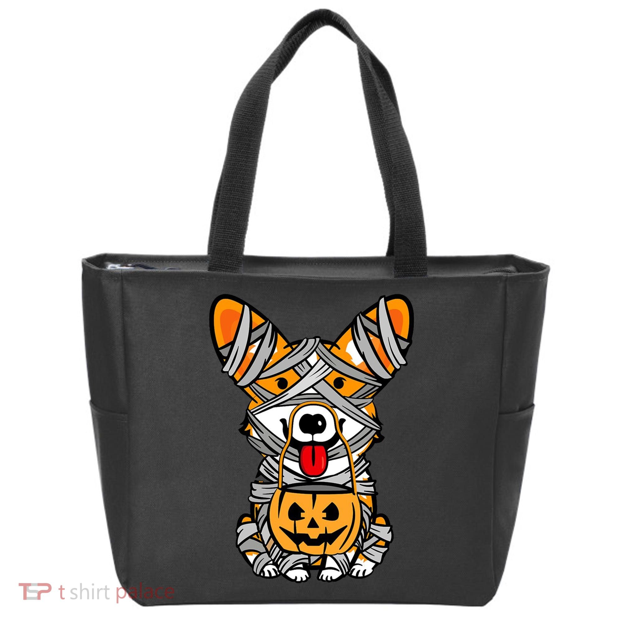 Corgi Mummy Cute Halloween Dog Lover Tote Bag