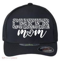 Cheer Mom Cheetah Print Cute Flexfit Unipanel Trucker Cap thumb 0