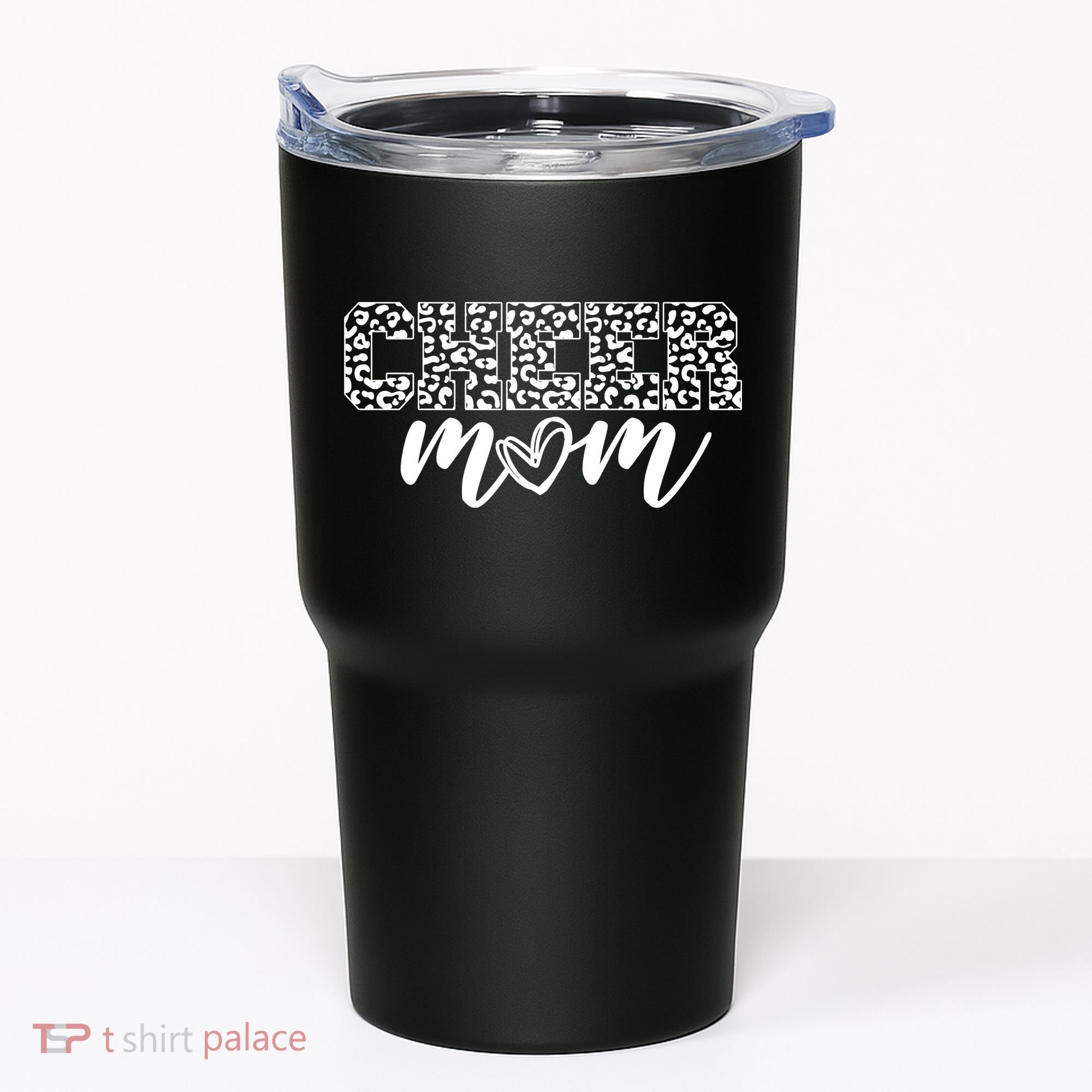 Cheer Mom Cheetah Print Cute Tumbler