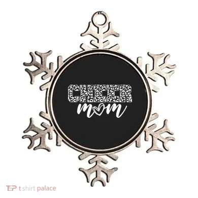 Cheer Mom Cheetah Print Cute Ornament