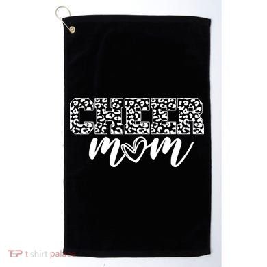 Cheer Mom Cheetah Print Cute Golf Towel