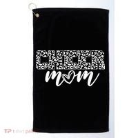 Cheer Mom Cheetah Print Cute Golf Towel thumb 0