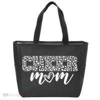 Cheer Mom Cheetah Print Cute Tote Bag thumb 0