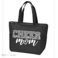 Cheer Mom Cheetah Print Cute Tote Bag thumb 3
