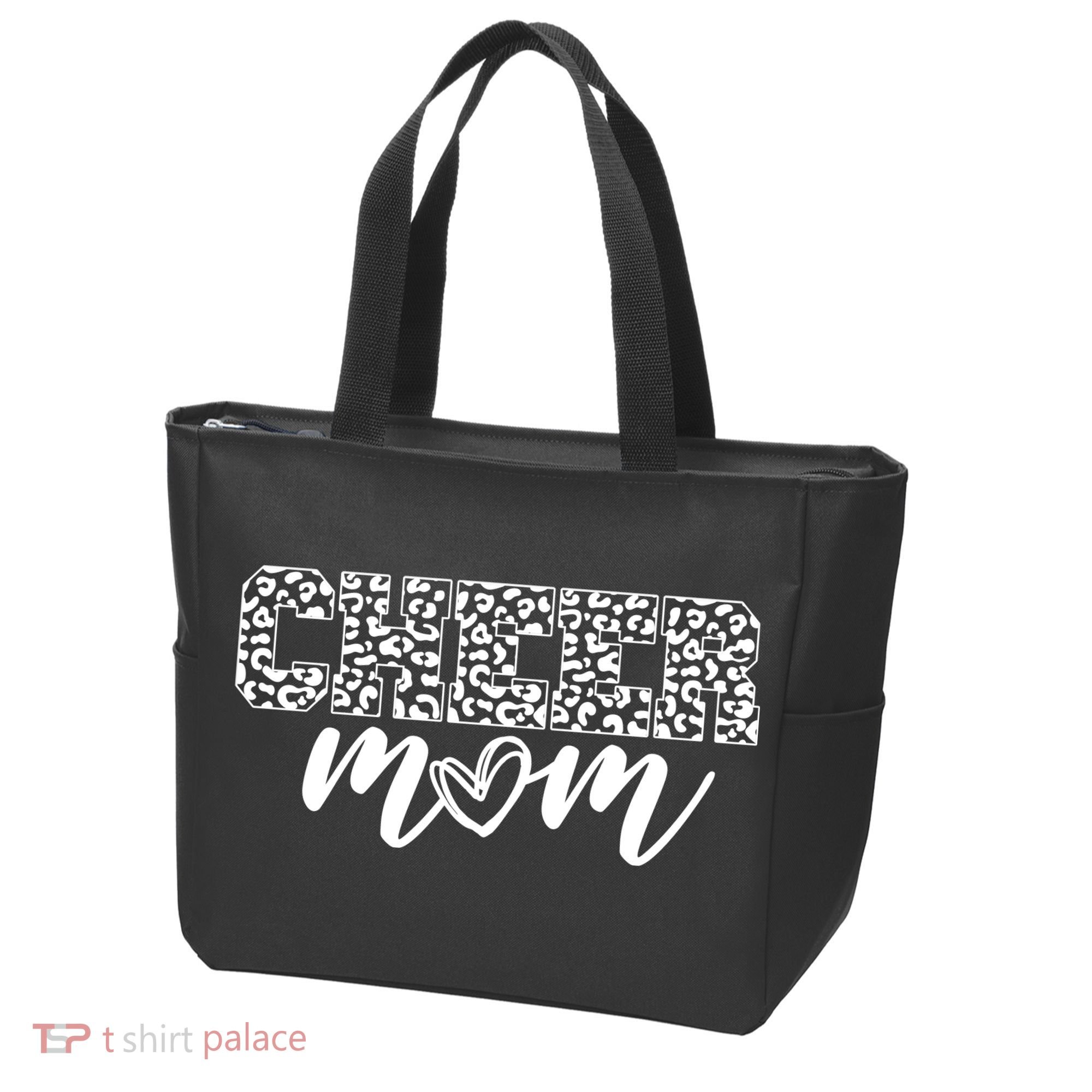 Cheer Mom Cheetah Print Cute Tote Bag