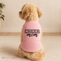 Cheer Mom Cheetah Print Cute Doggie Tank thumb 2