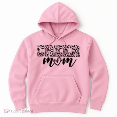 Cheer Mom Cheetah Print Cute Hoodie