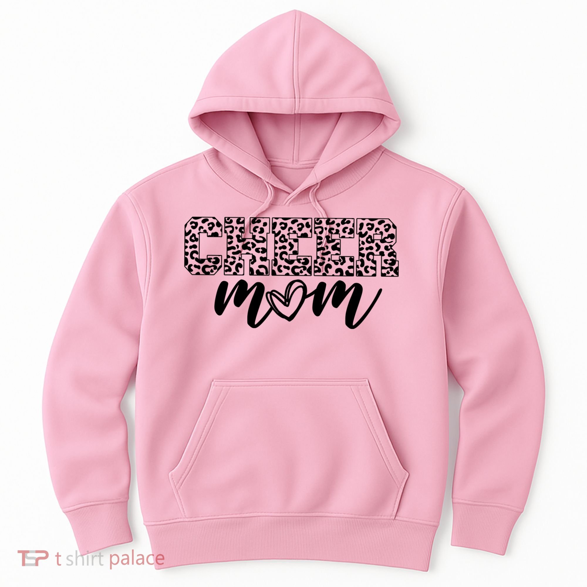 Cheer Mom Cheetah Print Cute Hoodie
