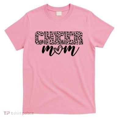 Cheer Mom Cheetah Print Cute T-Shirt