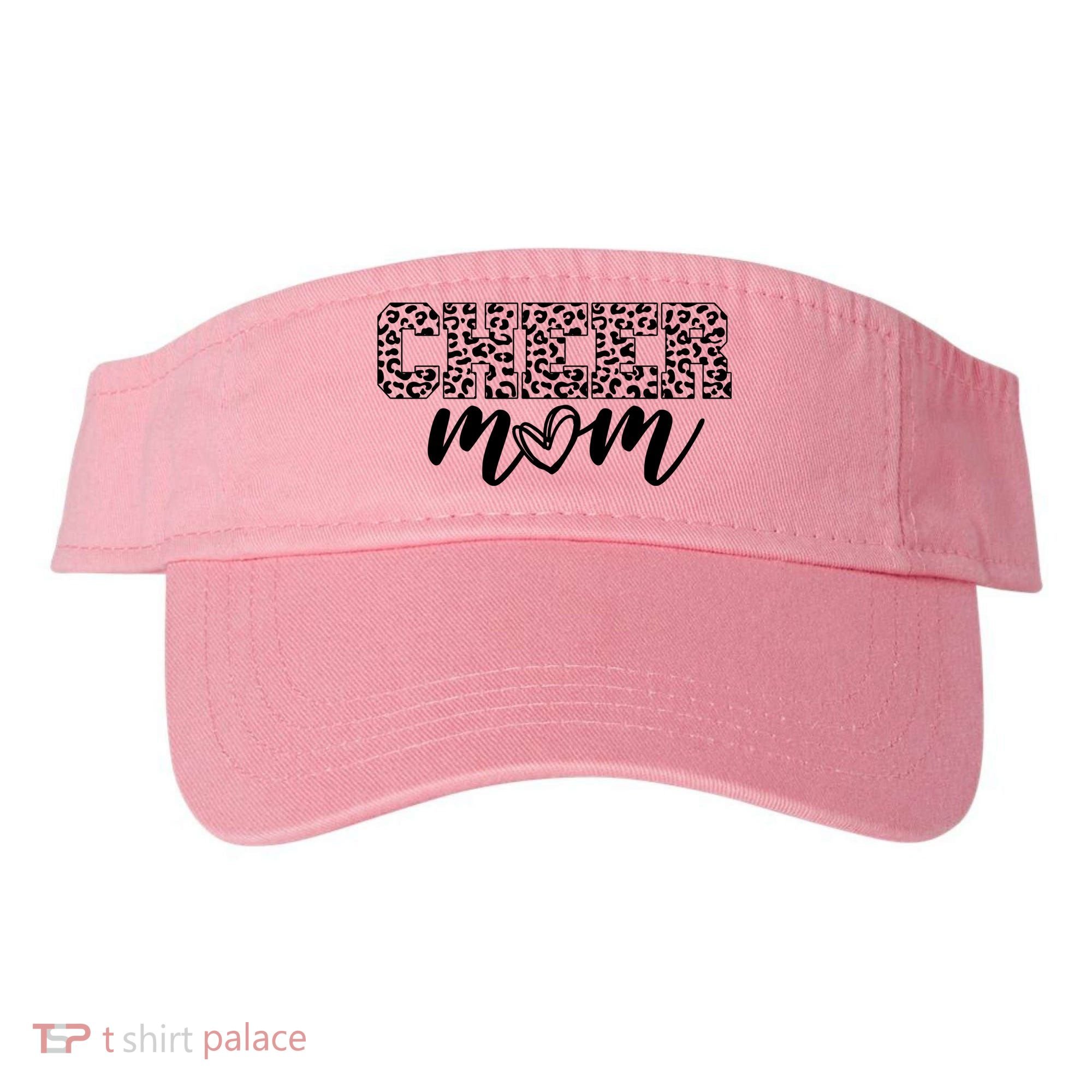 Cheer Mom Cheetah Print Cute Visor