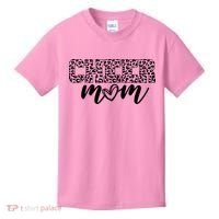 Cheer Mom Cheetah Print Cute Kids T-Shirt thumb 0