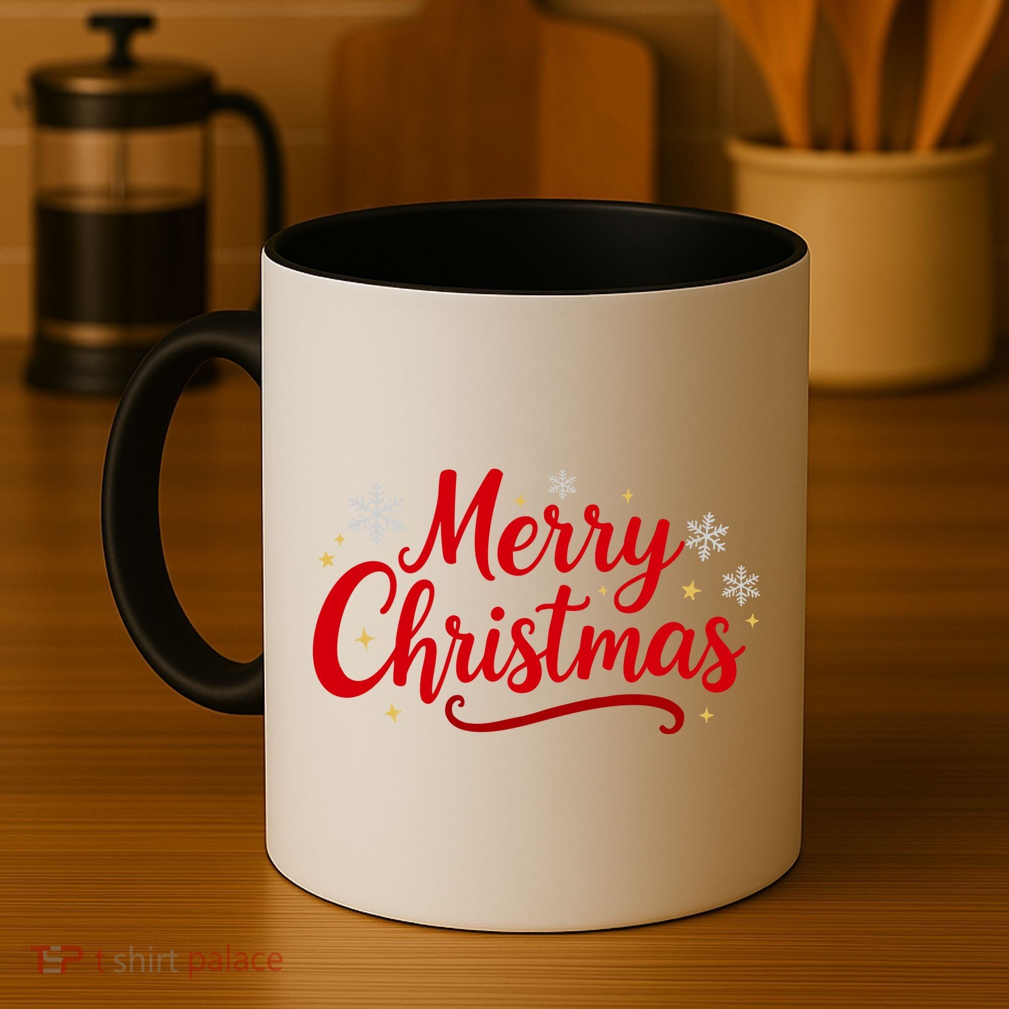 Classical Merry Christmas Coffee Mug