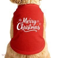 Classical Merry Christmas Doggie Tank thumb 0