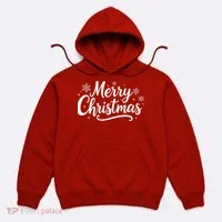 Classical Merry Christmas Hoodie thumb 0