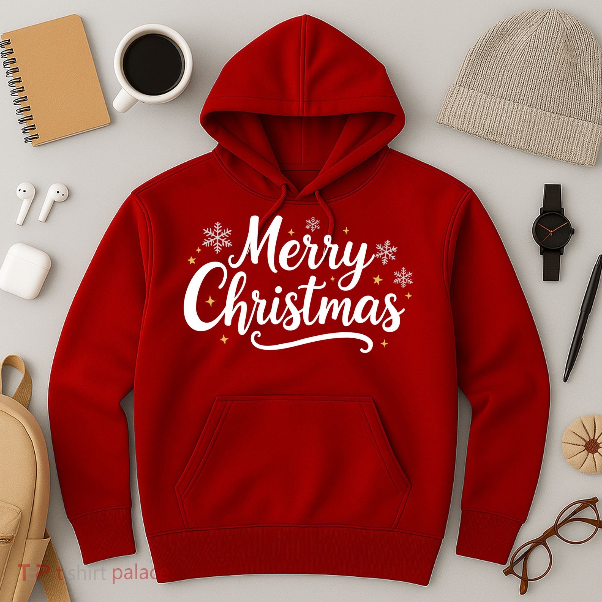 Classical Merry Christmas Hoodie