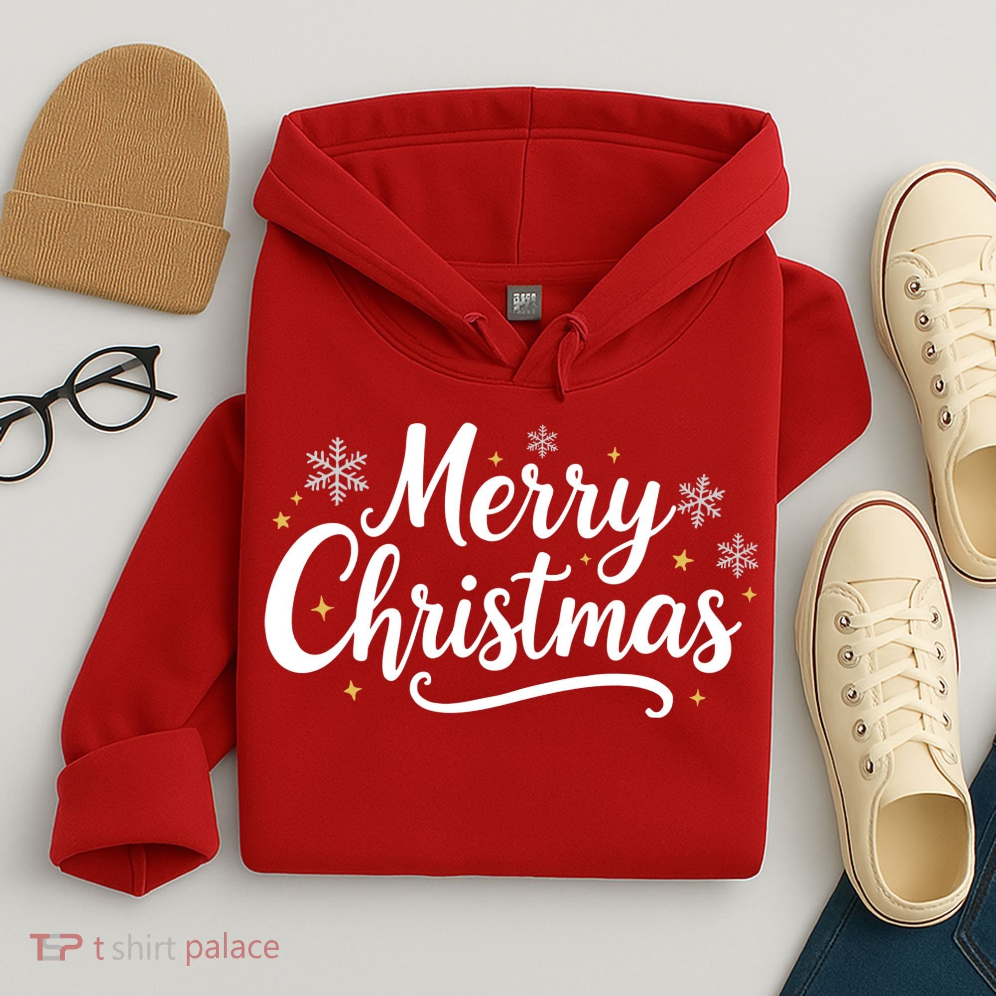 Classical Merry Christmas Hoodie