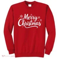 Classical Merry Christmas Sweatshirt thumb 0
