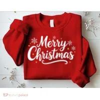 Classical Merry Christmas Sweatshirt thumb 2