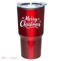 Classical Merry Christmas Tumbler thumb 0