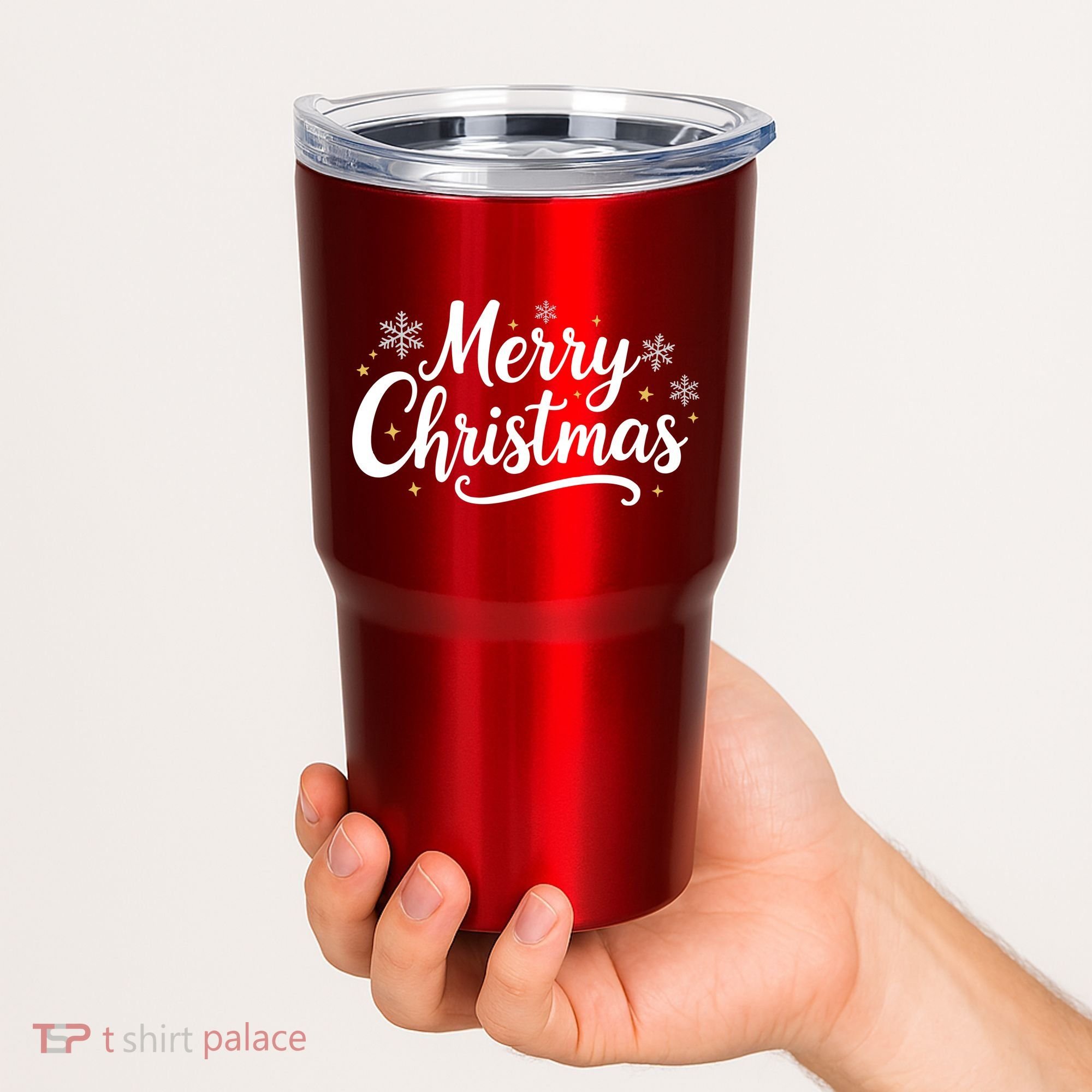 Classical Merry Christmas Tumbler