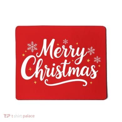 Classical Merry Christmas Mousepad