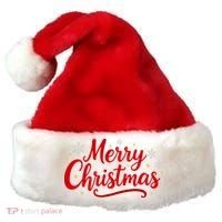 Classical Merry Christmas Santa Hat thumb 0