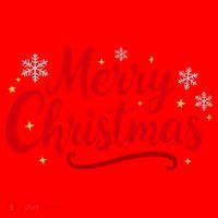 Classical Merry Christmas Santa Hat thumb 1