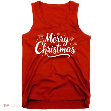 Classical Merry Christmas Tank Top