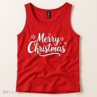 Classical Merry Christmas Tank Top thumb 2