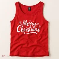 Classical Merry Christmas Tank Top thumb 2