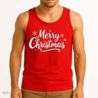 Classical Merry Christmas Tank Top thumb 3